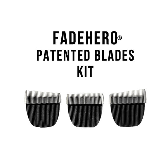 FADEHERO® Patented Blades Kit(1x Straight, 2x Curved)